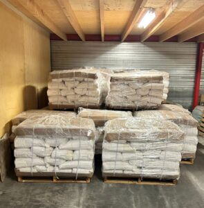 Manganese Carbonate MnCO3 industrial packaging bags on pallets Gentrochema Europe
